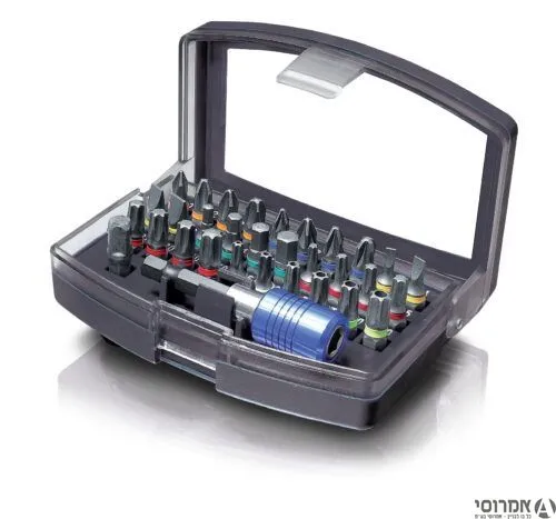 סט ביטים 32 יחידות S2 כולל מוביל ותפס לאימפקט