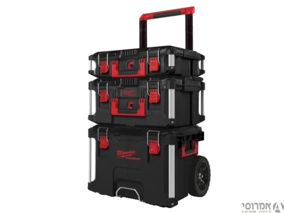 סט ארגז כלים 3 חלקים כולל עגלה PACKOUT - מילווקי