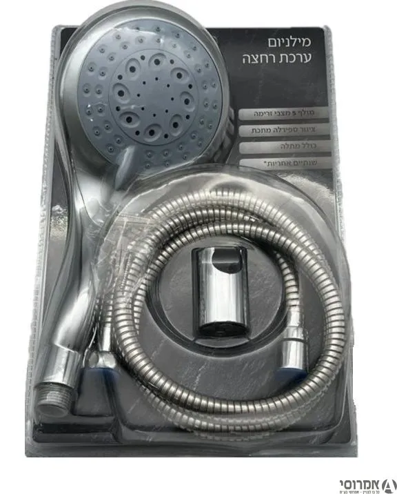 ערכת רחצה מילניום כרום (5 מצבי זרימה) ZM