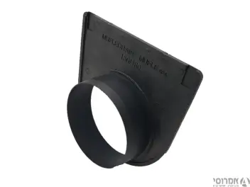 חיבור סיום פתוח יציאה לתעלה  HDPE 100*160*150  עומס 12.5 טון (לתעלה מק"ט 1129878)