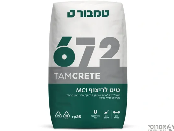 טיט לריצוף 672  טמבור [שק 25 ק"ג]- גוון אפור