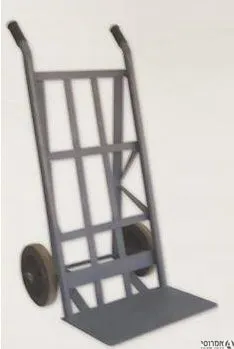 עגלה משא משטח רחב מחוזקת במיוחד תוספת חיזוקים גלגל רגיל