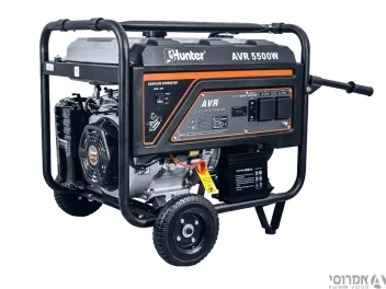 גנרטור בנזין AVR הצטה אלקטרונית HUNTER 5500W