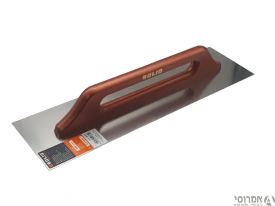 מלץ נירוסטה ארוך ידית עץ ציפוי לקה Solid 130/480mm מק"ט 6011