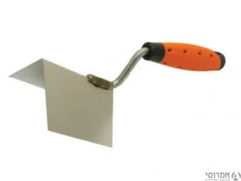 כף בניה זויתית נירוסטה (חוץ )ידית גומי Solid 75/110mm מק"ט 6157