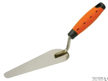 כף בניה צרה ידית גומי נירוסטה Solid 160mm מק"ט 6166