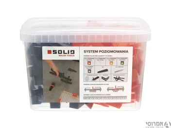 ספייסר חכם לריצוף 100 י'ח+קלין 50 י'ח בדלי Solid 1mm מק"ט 6357