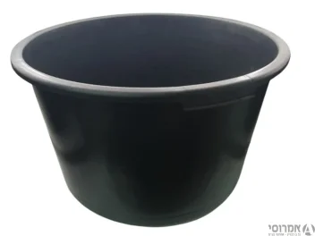 פיילה שחורה לעירבוב דבקים ומלט 65 ליטר 5438 Solid