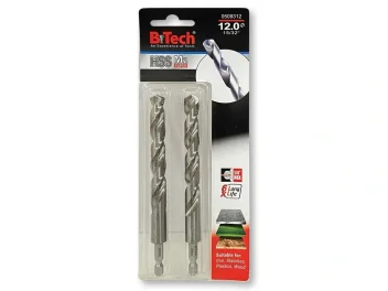 מקדח לאימפקט זוג B.Tech HSS SUM2 "1/4 מידה 12.0 מק"ט 0509312