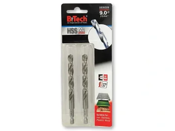 מקדח לאימפקט זוג B.Tech HSS SUM2 "1/4 מידה 9.0 מק"ט 0509309