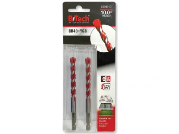 מקדח מולטי אוניברסלי זוג B.Tech "1/4 מידה 10.0 מק"ט 0509610