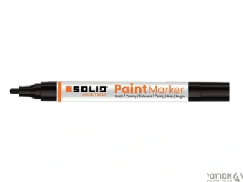 טוש סימון נוזלי עבה (שחור) ראש מתחלף SOLID מק"ט 6677