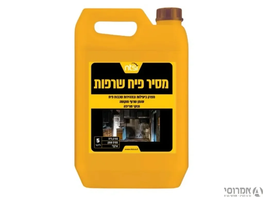 מסיר פיח שריפות [5 ליטר] -אן.טי