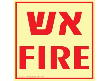שלט פולט אור אש / FIRE