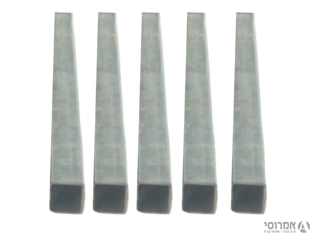 5 חתיכות של 1.2 מטר - עובי 1.5 פרופיל 25X25