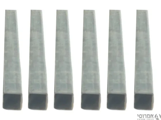 6 חתיכות של 1 מטר - עובי 1.5 פרופיל 25X25