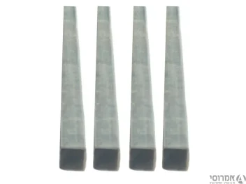 4 חתיכות של 1.5 מטר - עובי 2 פרופיל 25X25