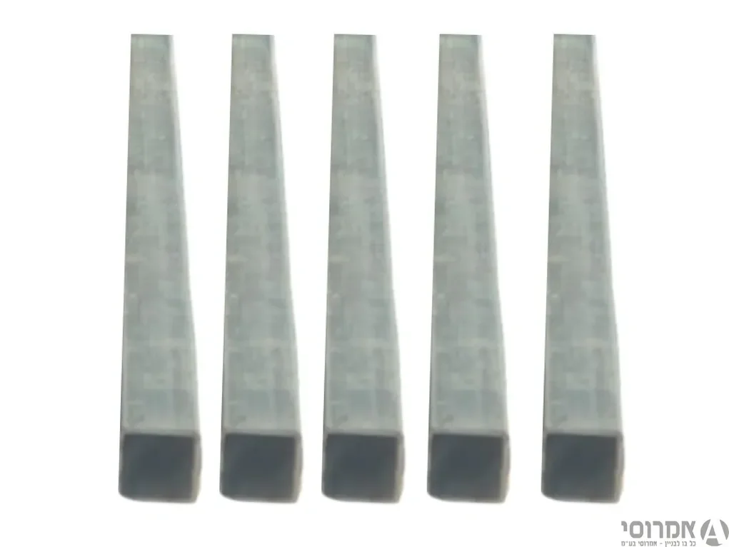 5 חתיכות של 1.2 מטר - עובי 2 פרופיל 25X25