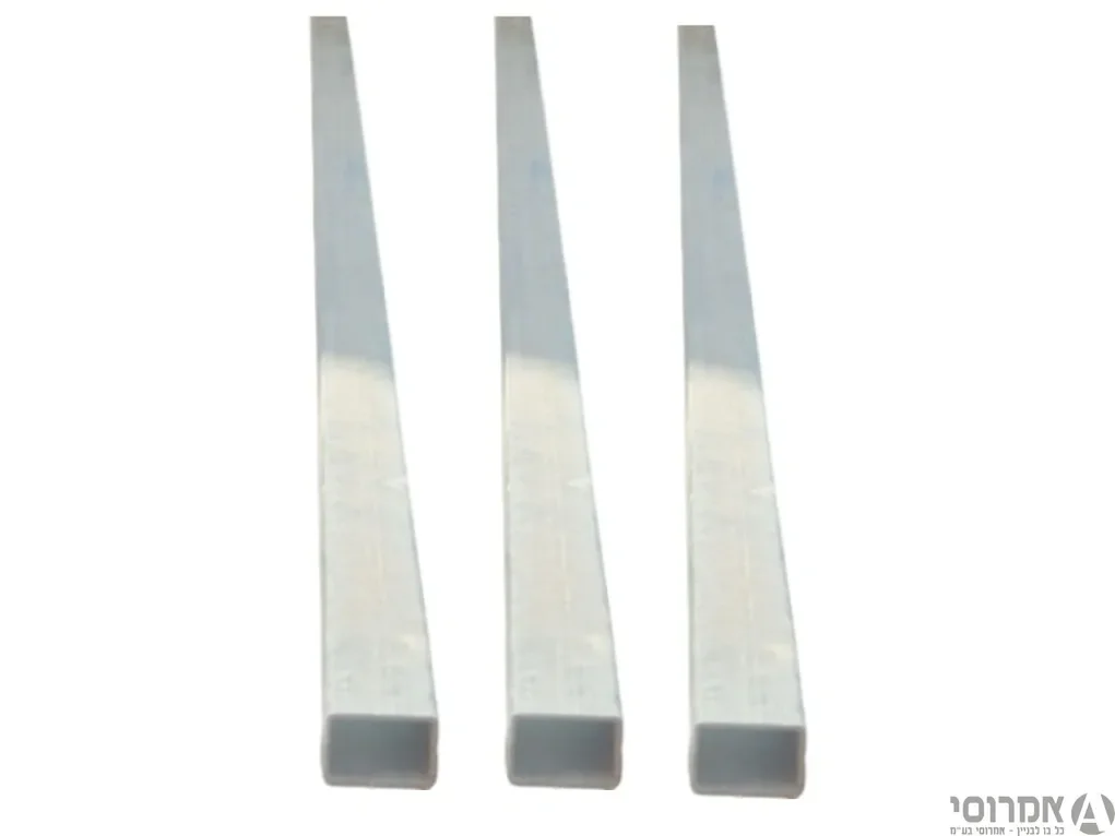3 חתיכות של 2 מטר - עובי 1.5 פרופיל 30X20