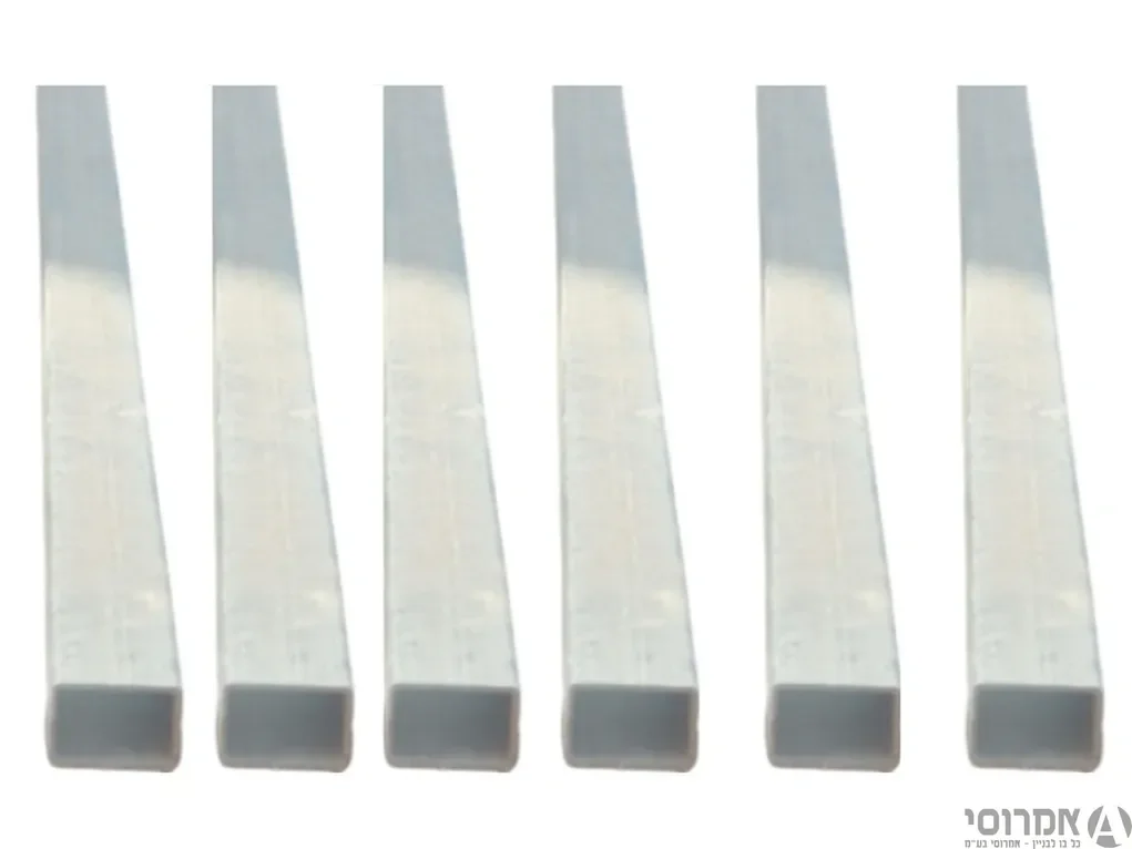 6 חתיכות של 1 מטר - עובי 2 פרופיל 30X20