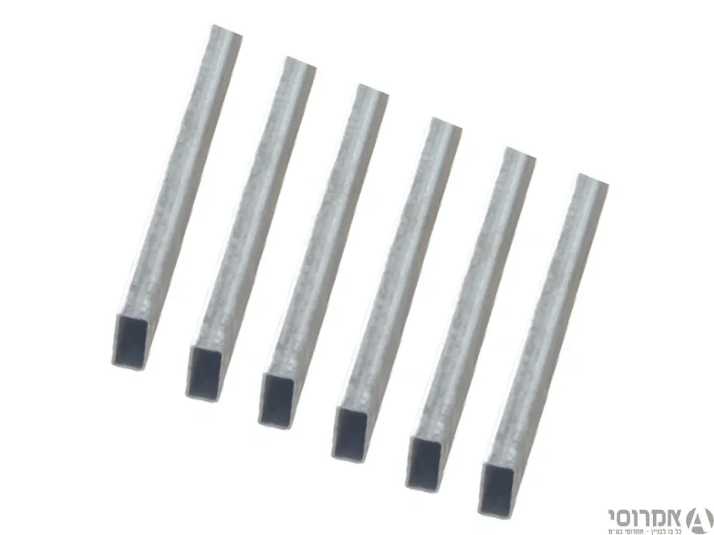 6 חתיכות של 1 מטר - עובי 1.5 פרופיל 40X20