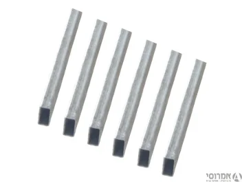 6 חתיכות של 1 מטר - עובי 1.5 פרופיל 40X20