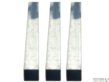 3 חתיכות של 2 מטר - עובי 2.6 פרופיל 50X50