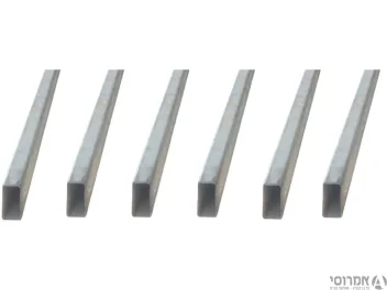 6 חתיכות של 1 מטר - עובי 2.6 פרופיל 60X30