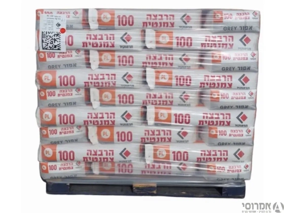 מארז משטח שלם [84 יחידות] הרבצה צמנטית תרמוקיר PL100 תרמוקיר [25 ק"ג]