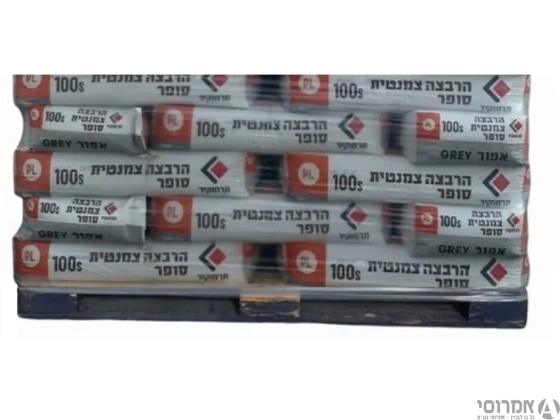 מארז חצי משטח [42 יחידות] הרבצה צמנטית סופר PL 100 -S תרמוקיר [25 ק"ג]