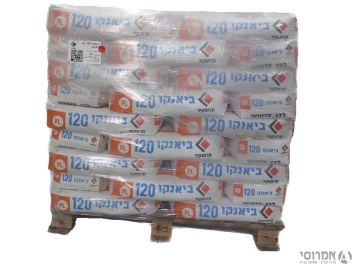 מארז משטח שלם [84 יחידות] טיח ביאנקו-PL 120 לבן תרמוקיר [25 ק"ג]