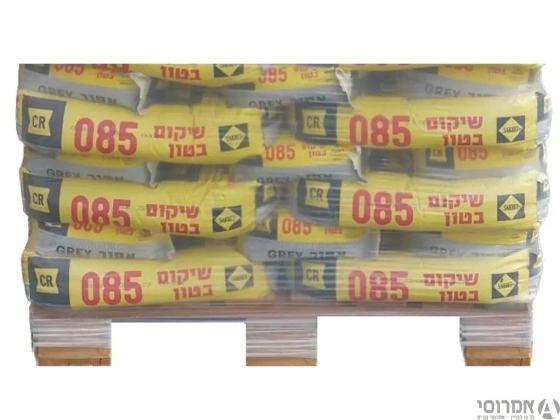 מארז חצי משטח [42 יחידות] שק שיקום בטון CR 085 תרמוקיר [25 ק"ג]
