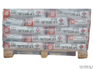 מארז חצי משטח [42 יחידות] טיח רב תכליתי ממ"ד PL-130 תרמוקיר [25 ק"ג]