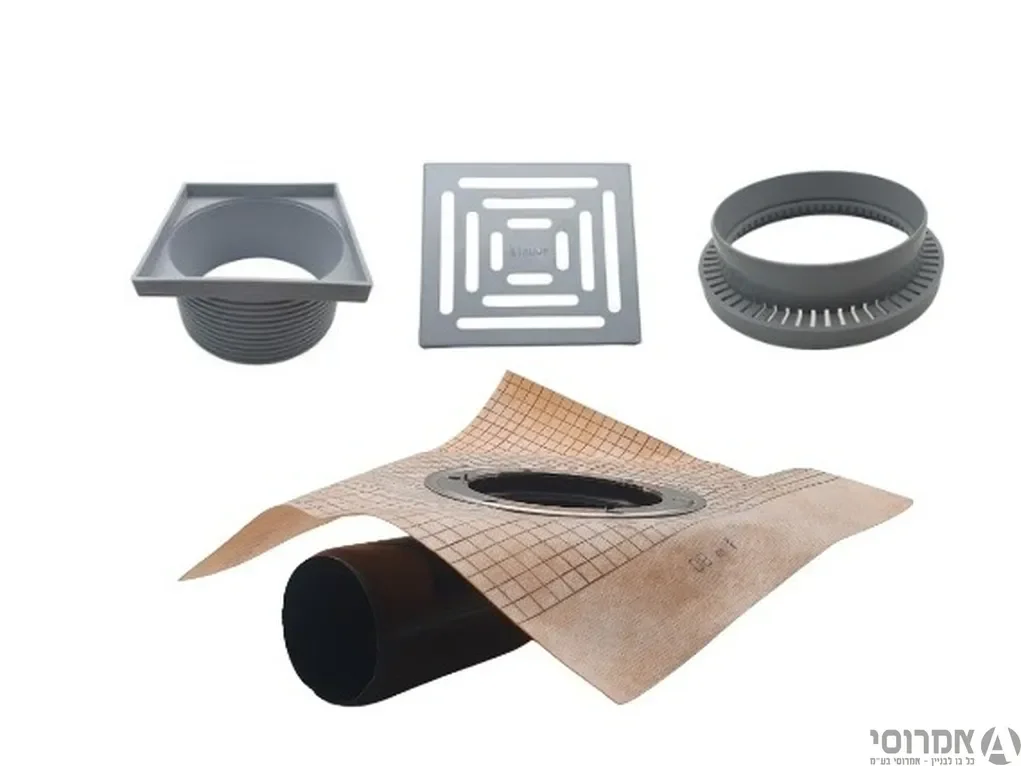 רשת לנקז יוקרתי KADS 10*10 מק"ט 9000045 (להגבהה מרובעת)