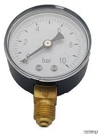 שעון מד לחץ למקטין יציאה "1/4 16 BAR