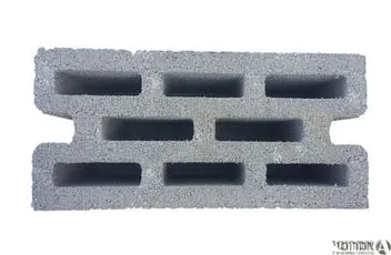 בלוק פומיס בניה 50*20*20 -8 חורים [לקוב]-  (במשטח 1.44 קוב)-72 במשטח