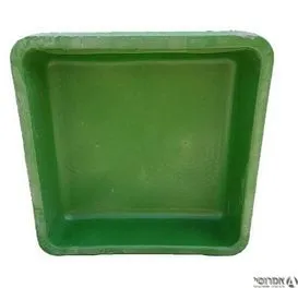 ארגז לטיט פלסטיק 1*1 מטר- ירוק