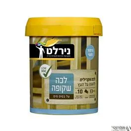  לכה לעץ בסיס מים