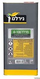 מדלל אפוקסי 4-100  - גלון 5 ליטר נירלט