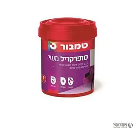  סופרקריל מראה משי לבן / בסיס פסטל - ליטר