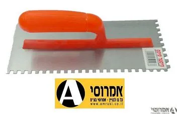 מלץ ידית פלסטיק משונן