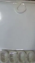 וילון אמבטיה לבן