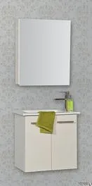 ארון אמבטיה אלון 55 כולל כיור ומראה