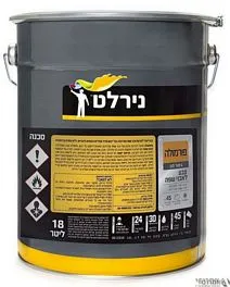 צבע לסימון דרכים (אבני שפה)/פורמולה- אדום -דלי 18 ליטר -נירלט