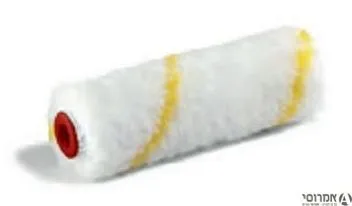 רולר פוליאון מיני פס צהוב בייסיק 10 ס"מ