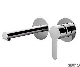 קליר ברז מהקיר לכיור רחצה פיה ארוכה 305312 חמת