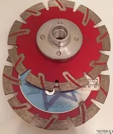 דיסק כריש לבטון ושיש גרניט עם פלאנץ'- אלונה