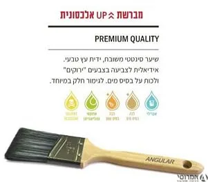 מברשת צבע זויתן אלכסונית "3 סנטטי   פאר