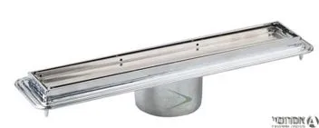 תעלת ניקוז AQUA SLIM 330 נירוסטה לאריח לריצוף למקלחת [סט] חוליות