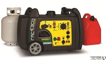 גנרטור שקט אינוורטר 3500W דגם CPI3500D לויר עם מצבר הפעלה בנזין/גז
